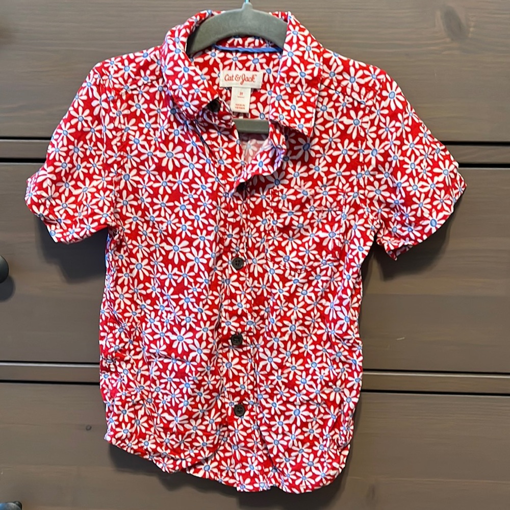 Cat & Jack button-up 3T